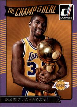 2016-17 Donruss - The Champ is Here #15 Magic Johnson Front