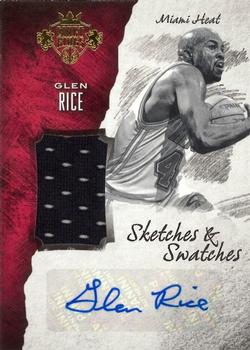 2016-17 Panini Court Kings - Sketches and Swatches #16 Glen Rice Front