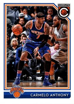 2016-17 Panini Complete #158 Carmelo Anthony Front