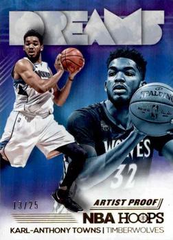 2016-17 Hoops - Dreams Artist Proof #3 Karl-Anthony Towns Front