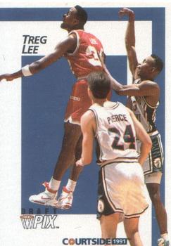 1991 Courtside #32 Treg Lee Front