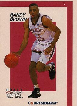 1991 Courtside #10 Randy Brown Front