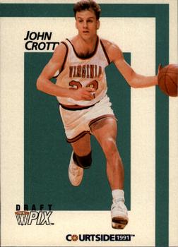 1991 Courtside #14 John Crotty Front