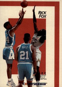 1991 Courtside #21 Rick Fox Front