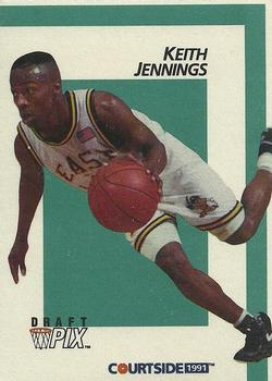 1991 Courtside #30 Keith Jennings Front