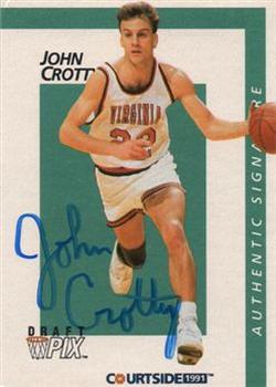 1991 Courtside - Autographs #14 John Crotty Front