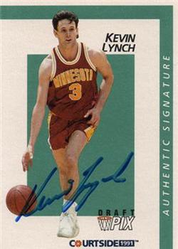 1991 Courtside - Autographs #34 Kevin Lynch Front