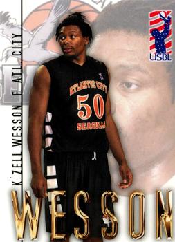 2000-01 USBL 15th Anniversary Set #13 K'Zell Wesson Front