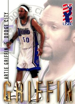 2000-01 USBL 15th Anniversary Set #15 Artie Griffin Front