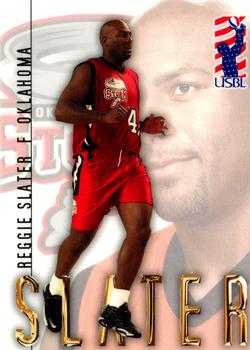 2000-01 USBL 15th Anniversary Set #25 Reggie Slater Front