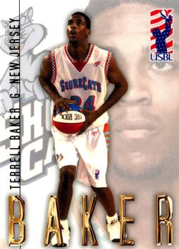 2000-01 USBL 15th Anniversary Set #34 Terrell Baker Front