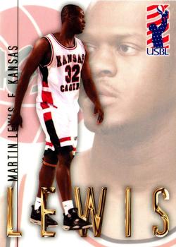 2000-01 USBL 15th Anniversary Set #38 Martin Lewis Front