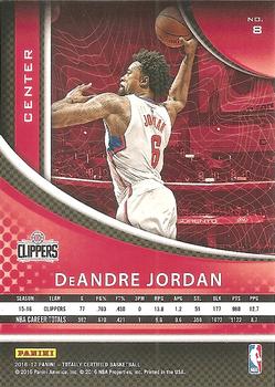 2016-17 Panini Totally Certified - Calling Cards #8 DeAndre Jordan Back