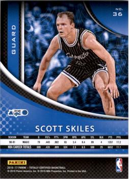 2016-17 Panini Totally Certified - Calling Cards #36 Scott Skiles Back