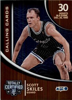 2016-17 Panini Totally Certified - Calling Cards #36 Scott Skiles Front