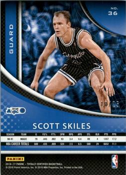 2016-17 Panini Totally Certified - Calling Cards Mirror #36 Scott Skiles Back