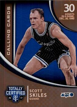 2016-17 Panini Totally Certified - Calling Cards Mirror #36 Scott Skiles Front