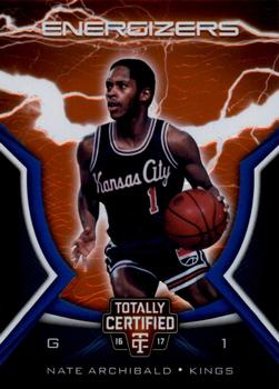 2016-17 Panini Totally Certified - Energizers Orange #9 Nate Archibald Front