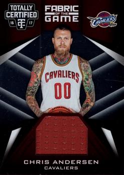 2016-17 Panini Totally Certified - Fabric of the Game #4 Chris Andersen Front