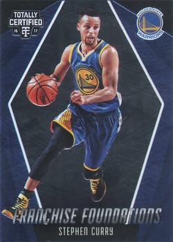 2016-17 Panini Totally Certified - Franchise Foundations #5 Stephen Curry Front