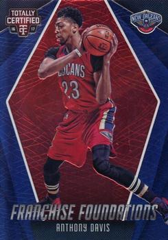 2016-17 Panini Totally Certified - Franchise Foundations Red #1 Anthony Davis Front