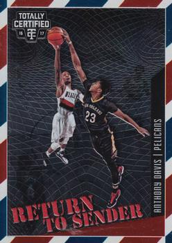 2016-17 Panini Totally Certified - Return to Sender #2 Anthony Davis Front