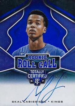 2016-17 Panini Totally Certified - Rookie Roll Call Autographs Blue #21 Skal Labissiere Front