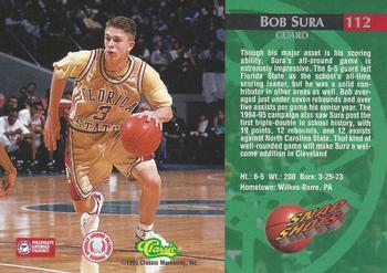 1995 Classic Rookies - Gold Foil #112 Bob Sura Back