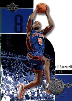2002-03 Upper Deck Inspirations - UD Promos #59 Latrell Sprewell Front