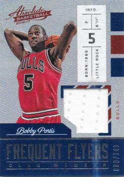 2016-17 Panini Absolute - Frequent Flyer Materials #10 Bobby Portis Front