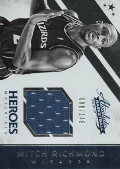 2016-17 Panini Absolute - Heroes Materials #31 Mitch Richmond Front