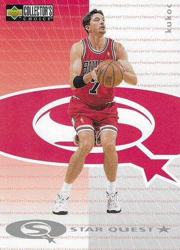 Toni Kukoc Croatian basketball sensation in Chicago Bulls and Pink