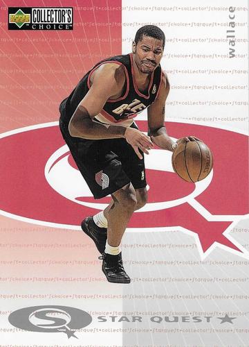 1997-98 Collector's Choice - StarQuest 5x7 #STR4 Rasheed Wallace Front