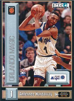 1993-94 Pro Cards French Sports Action Basket #5407 Anfernee Hardaway Front