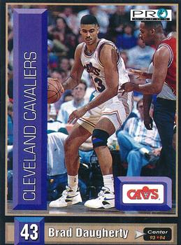 1993-94 Pro Cards French Sports Action Basket #5702 Brad Daugherty Front