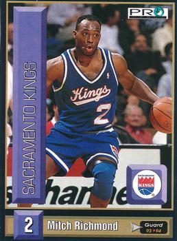 1993-94 Pro Cards French Sports Action Basket #5802 Mitch Richmond Front