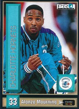 1993-94 Pro Cards French Sports Action Basket #5502 Alonzo Mourning Front