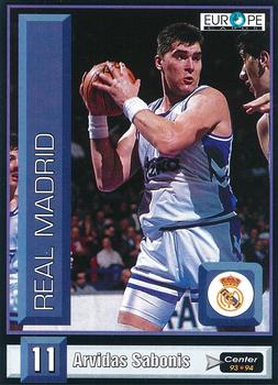 1993-94 Pro Cards French Sports Action Basket #5512 Arvydas Sabonis Front