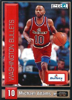 1993-94 Pro Cards French Sports Action Basket #5613 Michael Adams Front