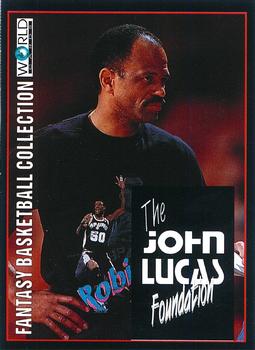 1993-94 Pro Cards French Sports Action Basket #5614 John Lucas Foundation Front