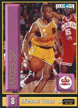 1993-94 Pro Cards French Sports Action Basket #5311 Michael Young Front