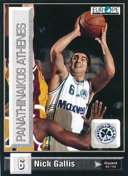 1993-94 Pro Cards French Sports Action Basket #5710 Nick Gallis Front