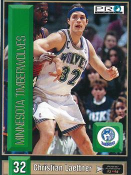 1993-94 Pro Cards French Sports Action Basket #5718 Christian Laettner Front