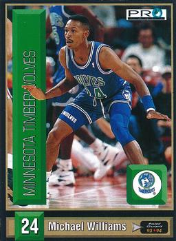 1993-94 Pro Cards French Sports Action Basket #5809 Micheal Williams Front