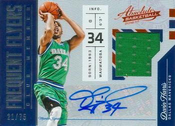 2016-17 Panini Absolute - Frequent Flyer Material Autographs #4 Devin Harris Front