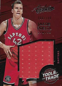 2016-17 Panini Absolute - Tools of the Trade Jumbo Rookie Materials #16 Jakob Poeltl Front
