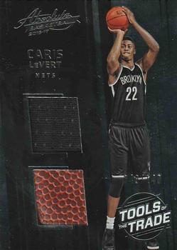 2016-17 Panini Absolute - Tools of the Trade Rookie Materials Dual Relic #32 Caris LeVert Front