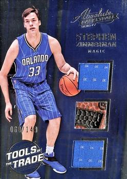 2016-17 Panini Absolute - Tools of the Trade Rookie Materials Triple Relic #29 Stephen Zimmerman Front
