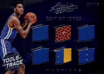 2016-17 Panini Absolute - Tools of the Trade Rookie Materials Six Swatch Relic #30 Damian Jones Front