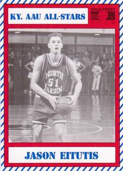 1990 Kentucky AAU Soviets - Perforated #6 Jason Eitutis Front
